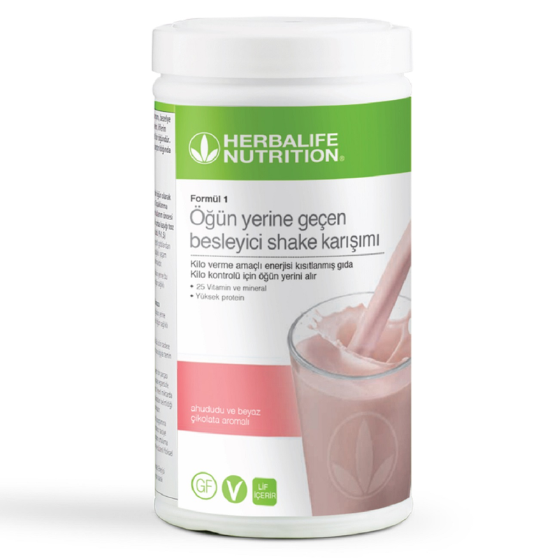 Formül 1 Herbalife Ahududu ve Beyaz Çikolatalı Shake 500gr