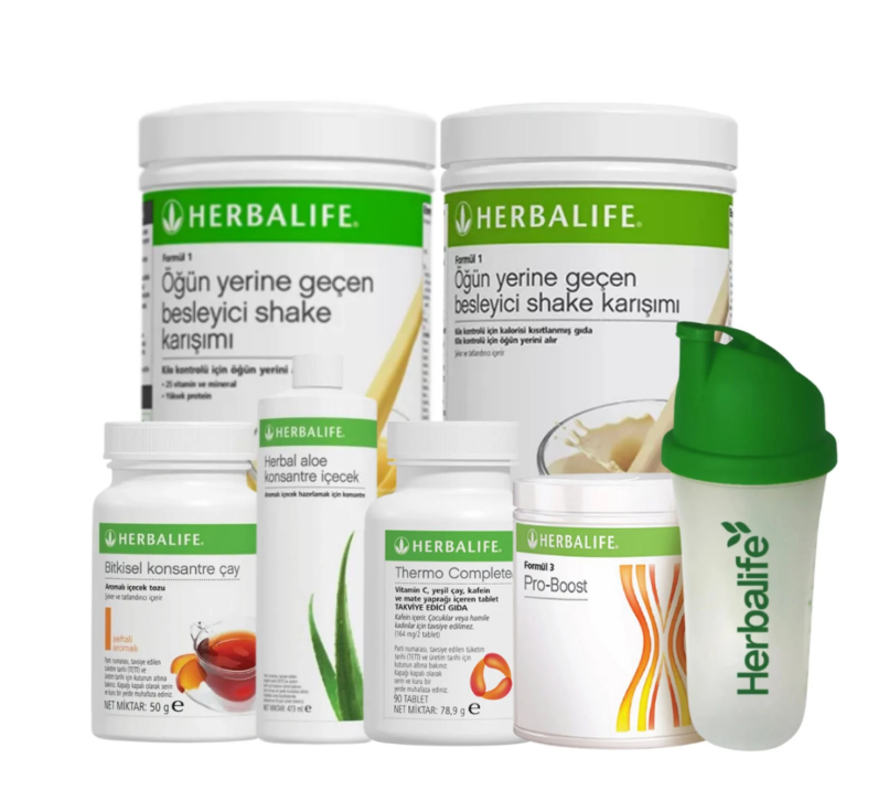 Gold Set + Shaker Hediye (Aşağı Kilo Kontrol)