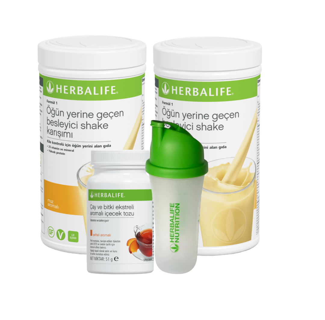 Temel Set + Shaker Hediye (Aşağı Kilo Kontrolü)